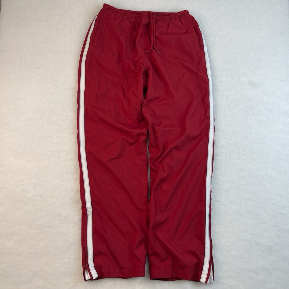 Vintage Gap Track pants Red Cotton Lined 90s Sweatpants Men's Size Medium